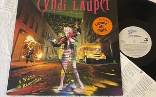 Cyndi Lauper – A Night To Remember (HUIPPULAATU LP + kuvapu)
