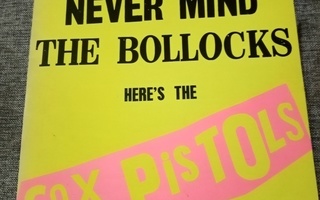 Sex Pistols LP Never Mind The Bollocks alkuperäinen