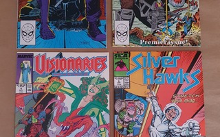 Sarjakuvakirja 4 Marvel Comics Gi Joe Silver Hawks Dino Ride