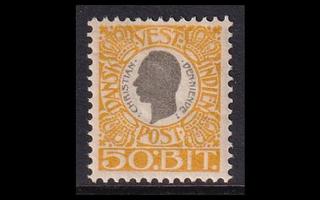 Tanskan Länsi-Intia 34 * Christian IX 50 bit (1905)