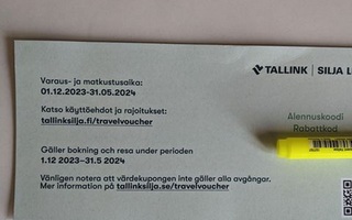 Tallink / Silja Line Alennuskoodi