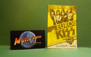 KISS - ALIVE 35 EURO8, WORKING BACKSTAGE PASS