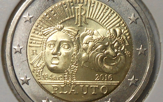 Italy . 2€ 2016. UNC.
