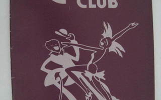 Käsiohjelma The Cotton Club Aldwych Theatre