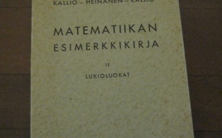 Matematiikan esimerkkikirja II lukioluokat