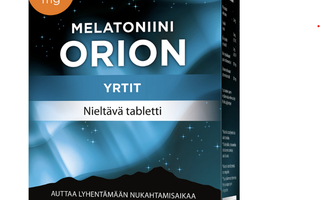 Melatoniini Orion 1,8 MG yrtit nieltävä tabletti 30 tabl