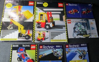 Erä LEGO ohjekirjoja 8! (V442)