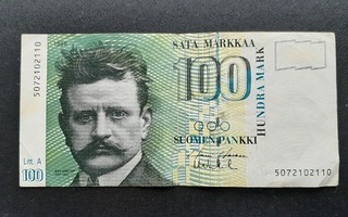100 Markkaa 1986 Litt. A seteli