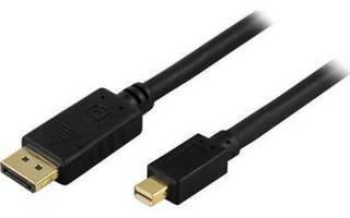 Deltaco DisplayPort uros - Mini DisplayPort uros kaapeli, 2m