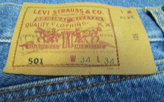 Levis 501 - 34/34 -uudet