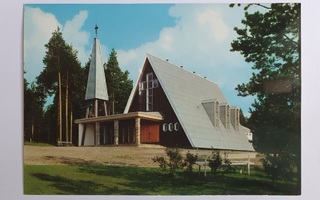 Vanha postikortti – Kuhmo - Siunauskappeli (60/70-luvulta)