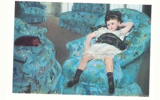 Mary CASSATT - Tyttönen sinisessä nojatuolissa