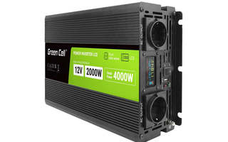 Green Cell PowerInverter LCD 12V 2000W/40000W au