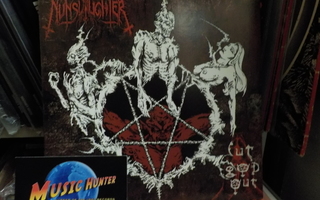 NUNSLAUGHTER / HAEMORRHAGE - CUT GOD OUT UUSI 7"+