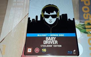 Baby Driver - NORDIC Region ABC Blu-Ray (Steelbook)