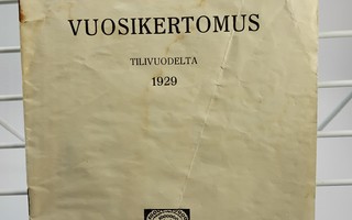 v.1929 vuosikertomus Helsingin Suomalainen Säästöpankki