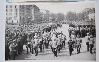 VANHA Valokuva Mannerheim Kenraalit Helsinki 1938