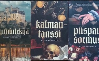Milja Kaunisto: Olavi Maununpoika -trilogia 1-3/3 (pokkarit)