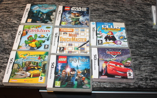 Nintendo DS pelipaketti 8kpl