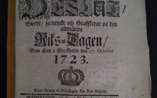 1723  vuoden  lehti