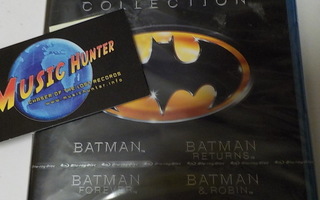 BATMAN COLLECTION  4x BLU-RAY uusi korkkaamaton