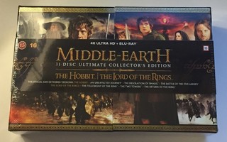 Middle-Earth Ultimate Collectors Edition (4K Ultra HD) UUSI