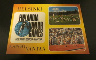 FINLAND JUNIOR GAMES 1989 KULKENUT KORTTI
