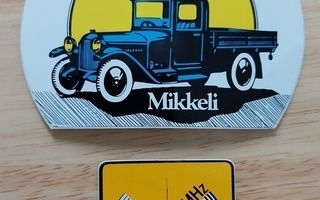 MIKKELI aiheiset tarrat - auto radio