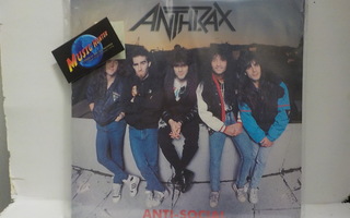 ANTHRAX - ANTI-SOCIAL EX+/EX+ 12" SINGLE