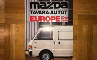Mazda tavara-autot Europe 2000 ja 2200, 1986 ?