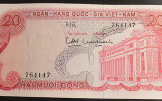 Vietnam 1969 20 Dong