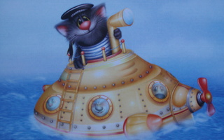 Dolotov kissat sukellusveneessä