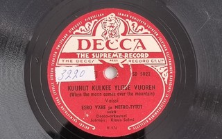 Savikiekko 1948 - Eero Väre ja Metro-Tytöt - Decca SD 5022