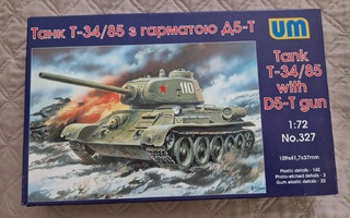 unimodels 327 T-34/85 D5-T gun 1/72