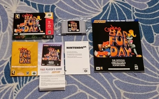 Conker's Bad Fur Day + Player's Guide USA N64