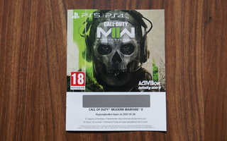 Call of Duty Modern Warfare II latauskuponki (PS4 / PS5)