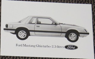 1980 Ford Mustang Ghia pressikuva - KUIN UUSI