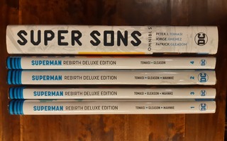 Superman Rebirth Deluxe 1-4 ja Super Sons Omnibus (2018)