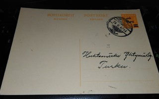 Hammaslahti Hirvonen firmakortti 1942 PK450/20