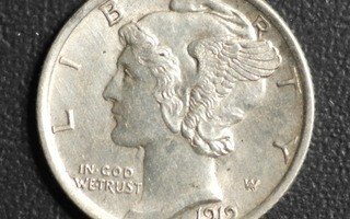 usa 10 cent 1919  #129