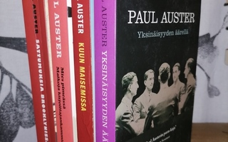 Paul Auster x4 - Kuun & Mies & Yksinäisyyden & Brooklyn