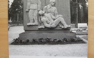 VANHA Valokuva Sankarihaudat Sankaripatsas Kokkola 1940-l