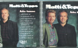 MATTI & TEPPO . CD-LEVY . AITO TUNNE