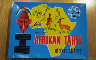 AFRIKAN TÄHTI lautapeli 1970-luvulta KUVATAIDE / PALETTI *