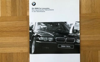 Esite BMW E38 7-sarja vuodelta 2000