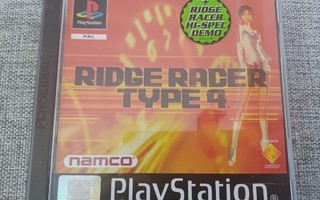 PS1 - Ridge Racer Type 4 ( CIB ) Kevät ALE!