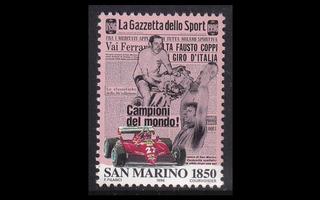 San Marino 1675 ** La Gazzetta dello Sport -lehti 100v (1996