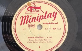 Savikiekko - Walter Geiger - Eimal am Rhein Miniplay MP 1008