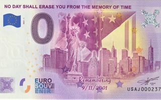 *NOLLA-EURO*USA 2021*REMEMBER 9/11/2001*AITO EURO-SETELI*