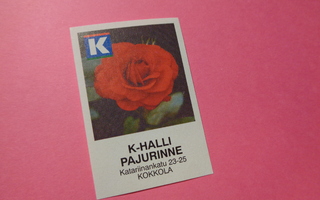 TT-etiketti K K-Halli Pajurinne, Kokkola